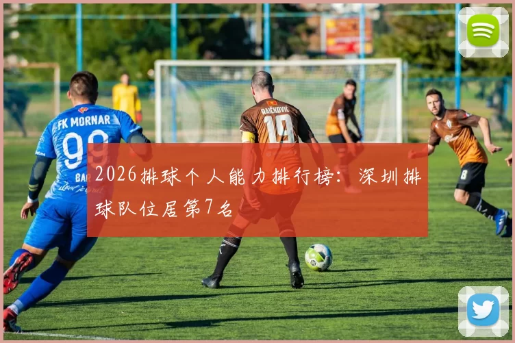 2026排球个人能力排行榜：深圳排球队位居第7名